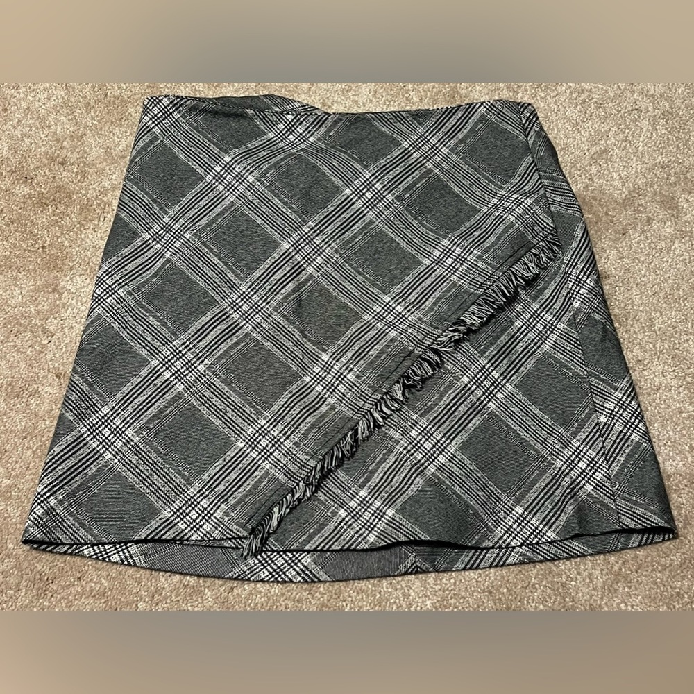 Free People Plaid Mini Skirt